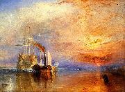 Joseph Mallord William Turner, The fighting Temeraire tugged to her last berth to be broken up,